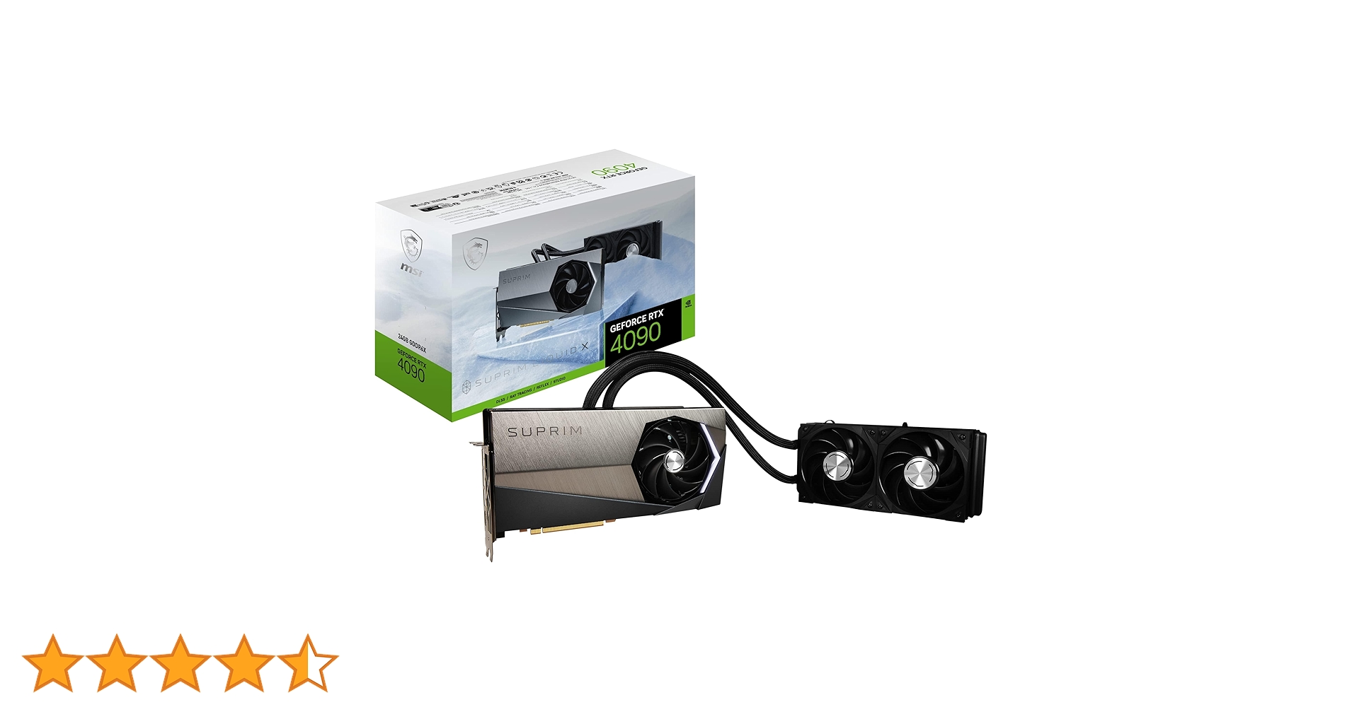 グラフィックボード・グラボ・ビデオカード MSI RTX 4090 SUPRIM LIQUID X 24GB GDDR6X Amazon | MSI GeForce RTX 4090 SUPRIM LIQUID X 24G グラフィックス